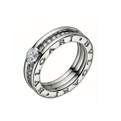 Bulgari Ring 1Stone w small Pictures, Images and Photos
