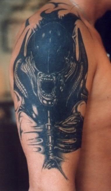 Alien tattoo