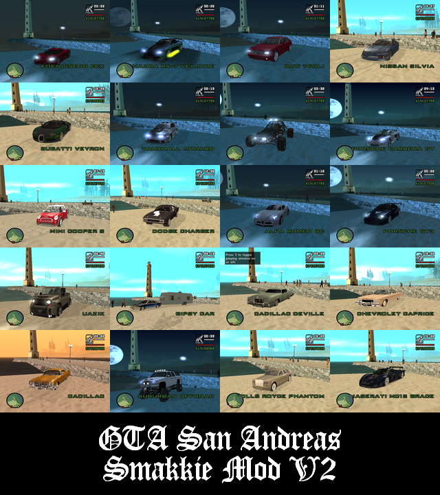 GTA San Andreas: Smakkie Mod v2. Important: - This mod has 2 little bugs: