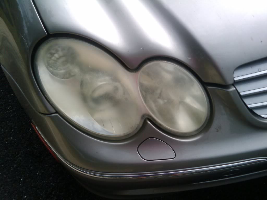 Mercedes benz headlight restoration #7