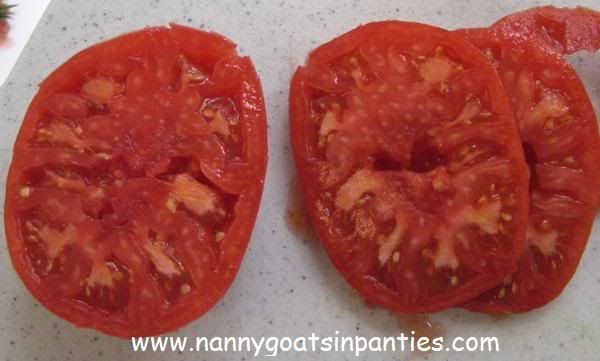 tomato with banner