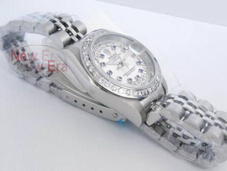 Click here : HQ - ROLEX Ladies Masterpiece Auto (SS Double BLUE-Diamond 