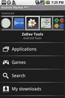Screenshot Android App store
