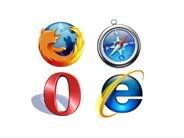 Logo Firefox, Opera, IE dan Safari