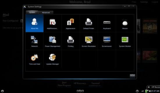 Screenshot Ubuntu Mi Edition