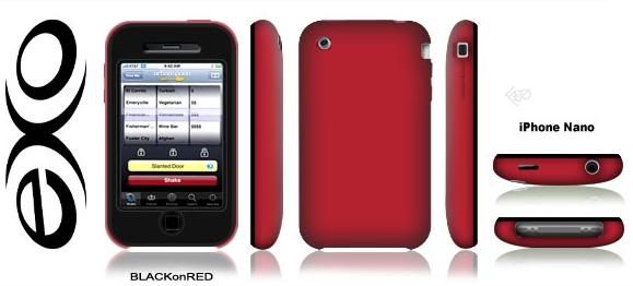 Casing Merah iPhone Nano