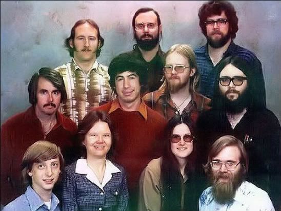 Foto keluarga Microsoft 30 tahun lalu