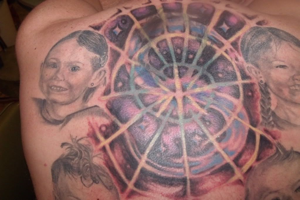 custom+tattoo. galaxy. mayan+pyramid