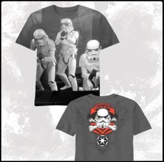 Star-Wars-Storm-Trooper-Open-Doors-Rare-Double-Sided-Gray-T-Shirt-New-In-Stock