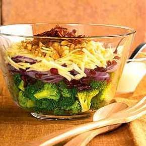 layered broccoli salad