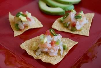 crab and avocado bites