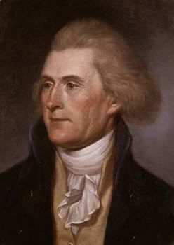 Thomas Jefferson by Charles Willson Peale