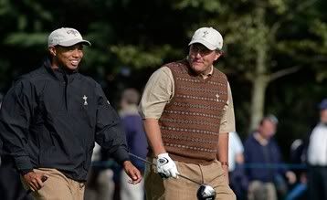 tiger woods and Phil mickelson