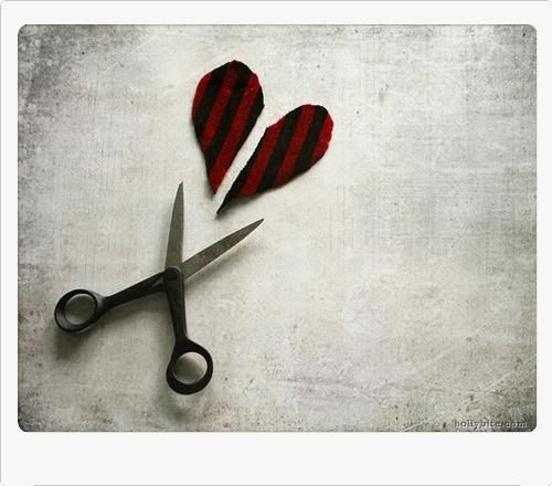 picture of cutting heart