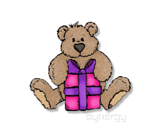 HappyBday2ubearWpresent2.gif