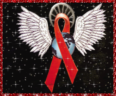 Aids Ribbon Heart