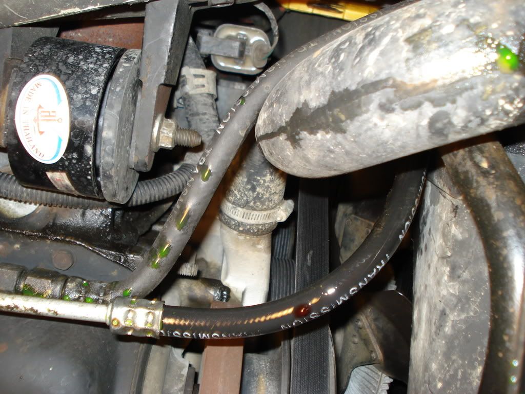 Jeep radiator transmission leak #5