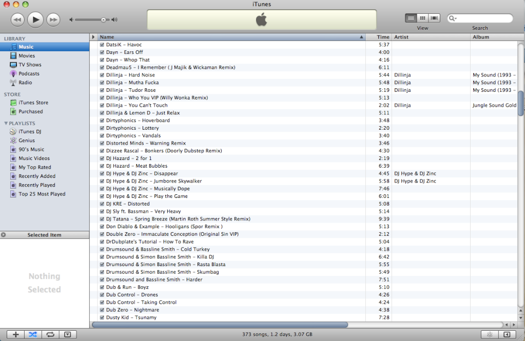 PrintScreen Your iTunes Collection.