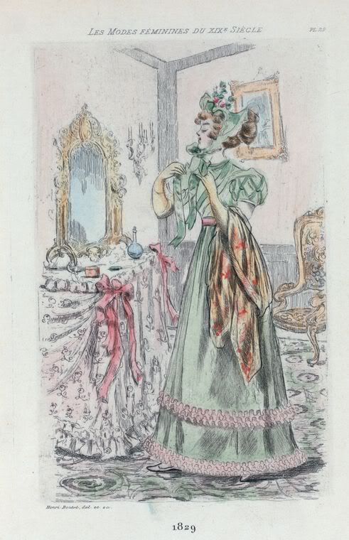 modes feminines, the clothes horse, vintage fashion, antique, fashion plates, eighteenth century, nineteenth cenutry