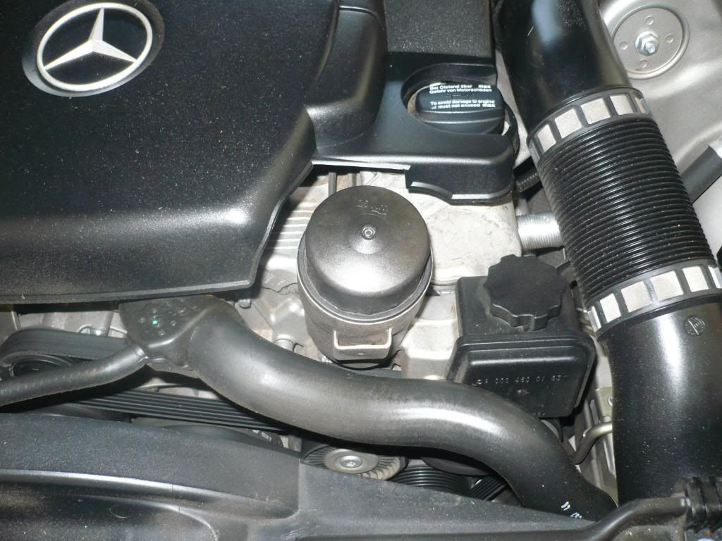 Mercedes s430 oil filter location #1