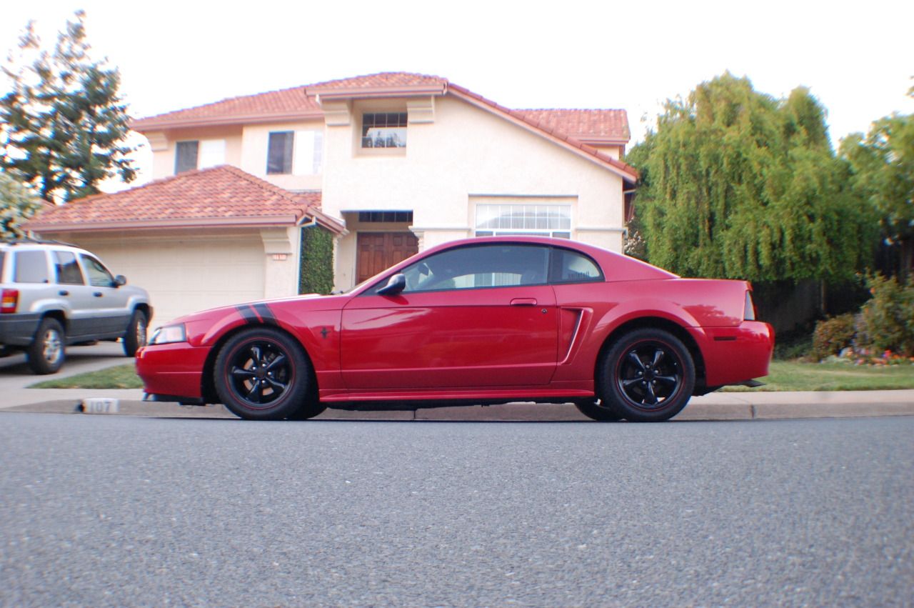 Mustang Red Rims