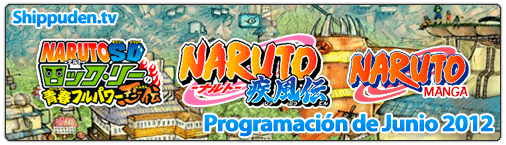 Programacion de Naruto Shippuden Junio 2012