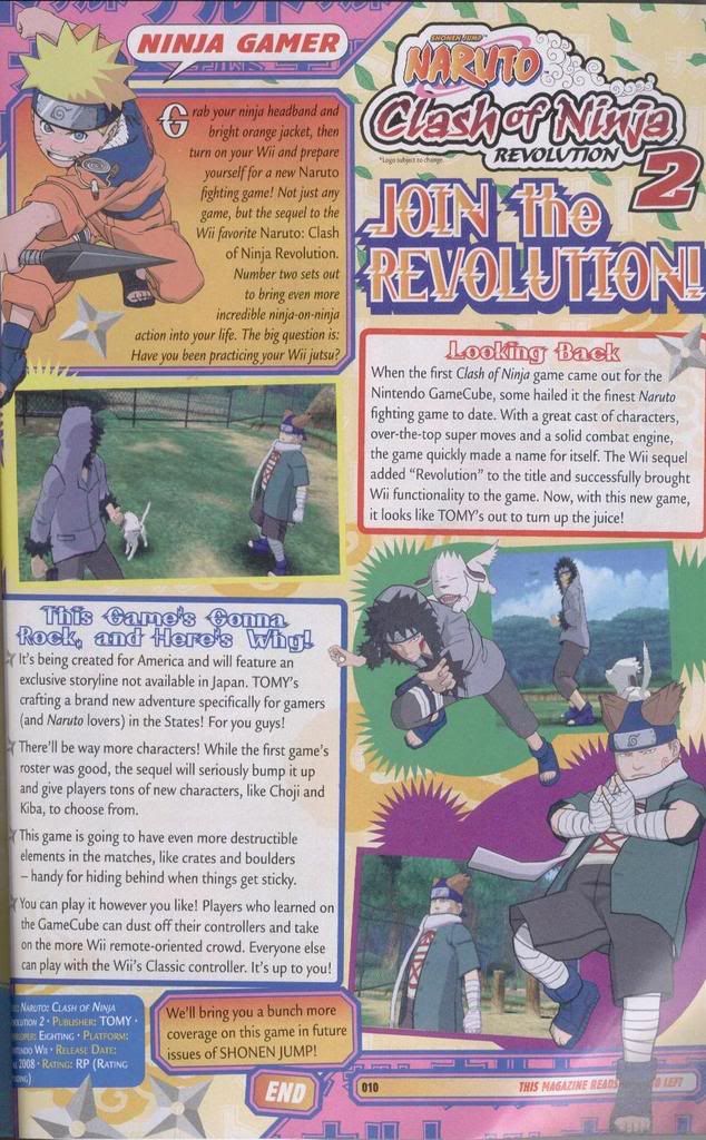 naruto clash of ninja revolution wii manual