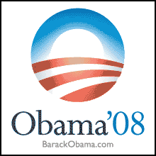 Obama logo animation, crescent and scimitar