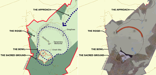 Site features and preliminary crescent design, small