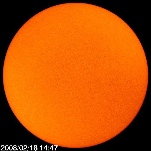 Sunspot scan, 2-18-08