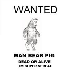 man bear pig