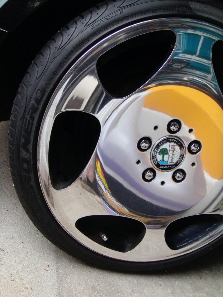 FS MercedesBenz 6slots 18x8 polished w/tires VW Vortex