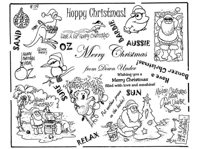 Aussie Christmas Greeting Pictures, Images and Photos