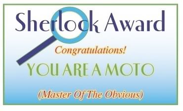 Thanks, Sherlock moto