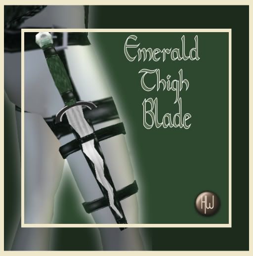 Emerald Thigh Blade