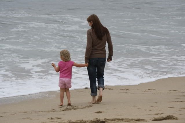 Sadie and Michelle at Half Moon Bay, Sept. 2011