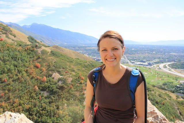 Michelle at Mt. Olympus, Sept. 2011