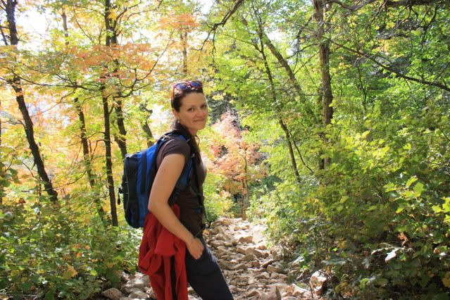 Michelle at Mt. Olympus, Sept. 2011