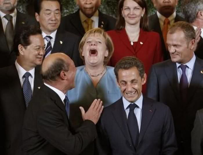 Angela Merkel Laughing