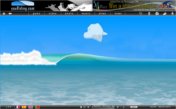 Youriding - Juego On-line de Surf y Bodyboard (muy bueno) Youriding - Juego On-line de Surf y Bodyboard (muy bueno)