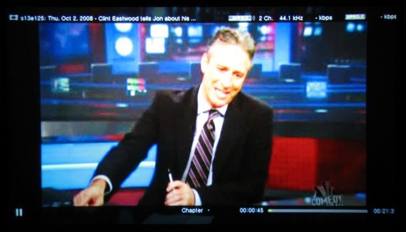 The Daily Show Streamed to my TV!
