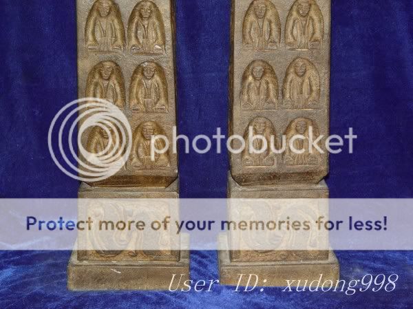 Chinese Stone Stupa With Buddha  