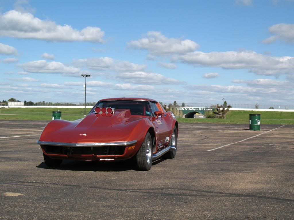 Drag Racing C3 Corvette.