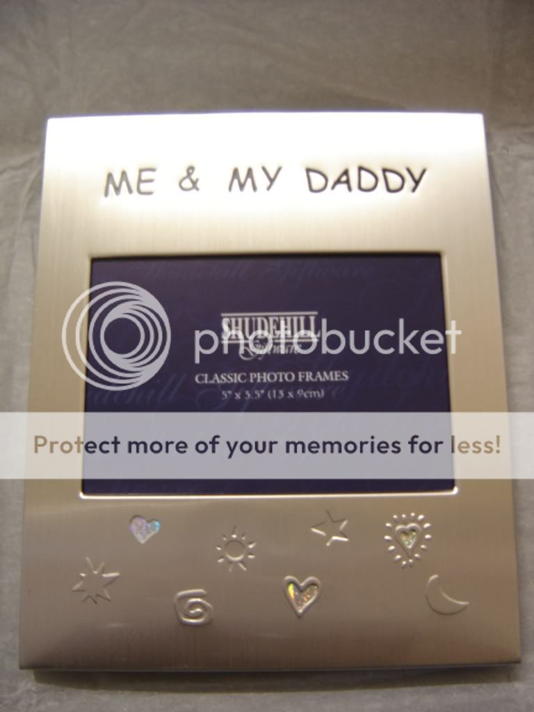 Me and My Daddy photo frame. Dad picture gift to father  